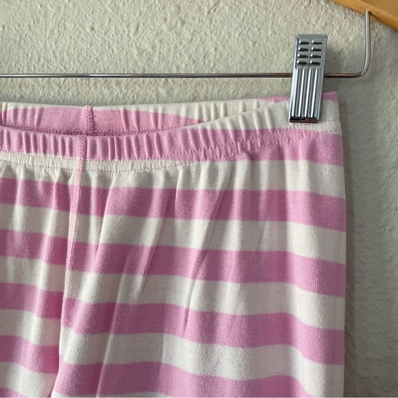 Hanna Andersson Long John PJ Pants Women’s XS Pink White Striped Cotton EUC - Picture 4 of 11